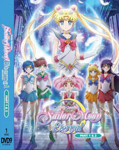 Dvd Anime Sailor Moon Eternal Part 1 + Part 2 English Dubbed Region All - £22.15 GBP
