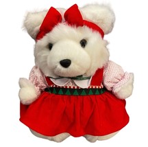 Miss Santa Bear 1995 Dayton Hudson Conservation Corp Plush Stuffed Anima... - £19.34 GBP