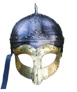 Generic Medieval Viking Ketil Knight Armor Helmet 18GA SCA LARP Battle W... - $126.42