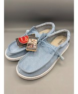 Lamo Womens Baja Paula Breeze Blue Casual Slip On Canvas Shoes Sz 11 Com... - $455.17 MXN