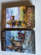 Charles G West Lot Of 2 Westerns War Cry, Trial At Fort Keith Paperback - £10.10 GBP