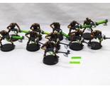 (11) Painted Warhammer 40k Necron Warrior Translucent Rods Miniatures - $76.19 CAD