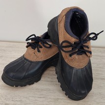 BASS Anchorage Leather &amp; Rubber Duck Boots Shoes Waterproof-Boys Size 5 - $6.43