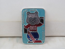 Vintage Hockey Pin - 1986 World Championships Cooly Mascot - Stamped Pin - £15.01 GBP