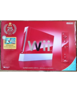 Nintendo Wii  Console Limited Edition Super Mario 25th Anniversary Japan... - $5,388.36 MXN