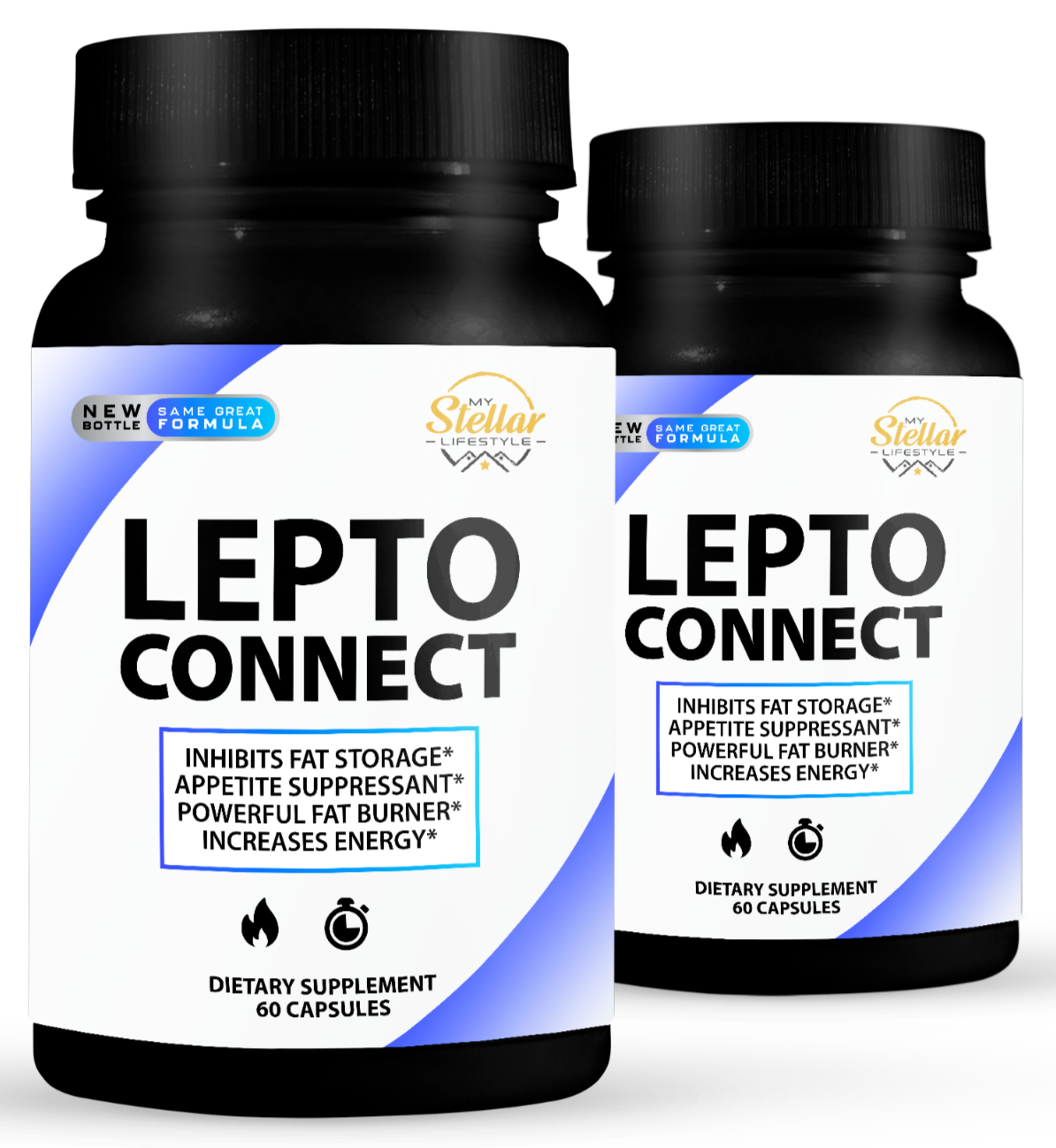 2 Pack Lepto Connect, aumenta la energía y suprime el apetito-60 Cápsula... - $71.27