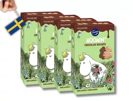 4 packs of Fazer Moomin Chocolate Biscuits 175g (6.17 Oz), Animal crackers - $34.90