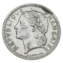 1946-C Francia 5 Francos Condición XF KM# 888b.3 - $45.27 CAD
