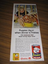 1957 Print Ad Friskies Dog Food Boy Cocker Spaniel Painting Douglass Crockwell - £11.39 GBP