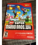 WII; NEW SUPER MARIO BROS. WII WITH LARGE PRIMA OFFICAL GAME GUIDE - £28.45 GBP