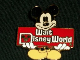 Walt Disney World Mickey Mouse Sign Pin Tie Tack - £15.97 GBP
