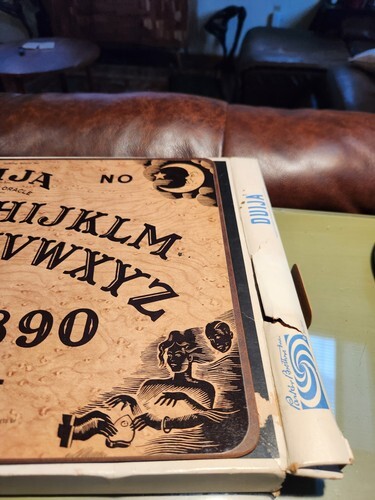 Vintage 1960's Ouija Board Mystifying Oracle Game William Fuld Parker Bros Salem Item image 13