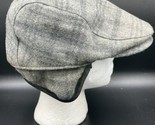 Stetson Wool Blend Newsie Newsboy Cap Mens Large With Ear Flaps Black - £14.44 GBP
