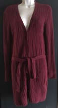 *Andrea Behar burgundy s women&#39;s sweater - £11.02 GBP