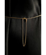 Gold Butterfly Decor Tassel Plate Alloy Layered Waist Chain - $99.94 MXN