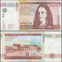 Colombia 10000 Pesos. 21.08.2012 UNC. Banknote Cat# P.453o - £15.15 GBP