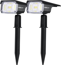 Solar Spot Lights IP65 Waterproof 40 LEDs Landscape Spotlights USB Solar Powered - £45.37 GBP