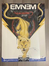 Eminem Hand Signed Autographed 46x61cm Glasgow 2017 Lithograph #203/300 ... - $1,350.00