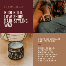 18.21 Man Made Hair Styling Wax (High Hold, Low Shine), 2 oz image 3