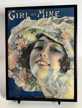 Girl of Mine Sheet Music by Harold Freeman Rolf Armstrong Cover Art Anti... - $9.36