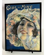 Girl of Mine Sheet Music by Harold Freeman Rolf Armstrong Cover Art Anti... - $176.07 MXN