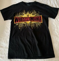WWE Wrestlemania April 7, 2019 &quot;I Was There&quot; T-Shirt Mens S Black Wrestling - $16.69