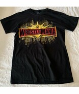 WWE Wrestlemania April 7, 2019 &quot;I Was There&quot; T-Shirt Mens S Black Wrestling - $315.91 MXN
