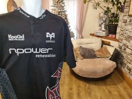 Ospreys KooGa Rugby Team Shirt Rare Vintage Jersey Npower Men XXL - £21.71 GBP