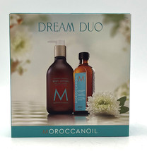 Moroccanoil Dream Duo Body Lotion12.2 oz &amp; Original Oil Treatment 3.4 oz - £47.52 GBP