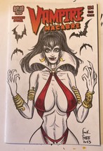 Vampire Macabre #1C Vampirella Original Sketch Cover Art Frank Forte Horror - £36.54 GBP