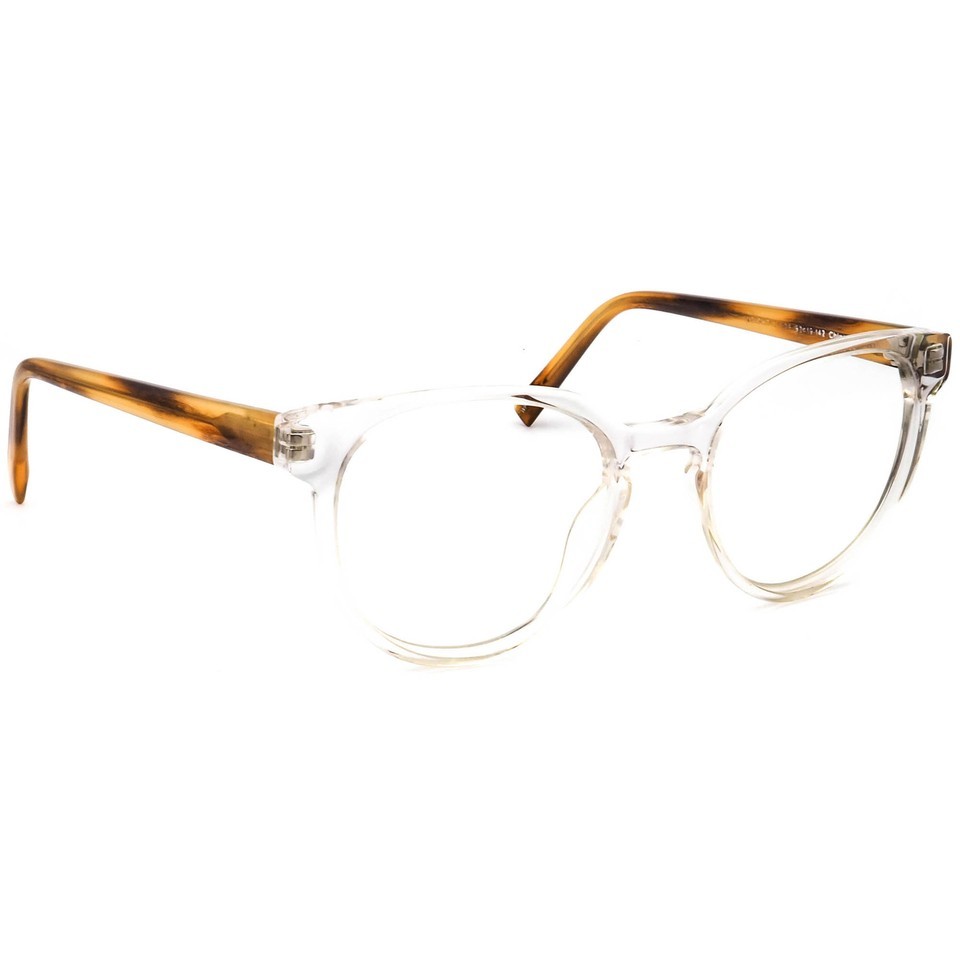 Warby Parker Eyeglasses Wright W 506 Crystal/English Oak Panto Frame 52[... - $99.99