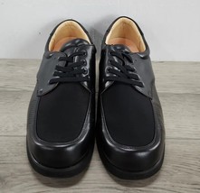 Apis Mt. Emey 708-4E Black Men&#39;s  Leather &amp; Lycra Casual Shoes Size 16 - £89.47 GBP