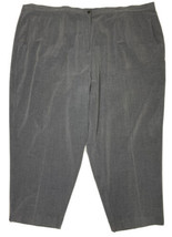 Maggie Barnes Women Plus Size 34W (Measure 53x29) Gray Tapered Pants - £7.38 GBP