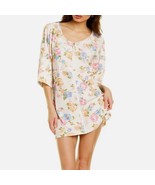 LoveShackFancy Terry Cloth Floral Print CottageCore Cover Up Mini Dress ... - £62.83 GBP