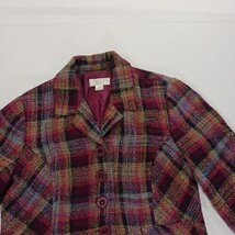 Christopher & Banks Petite Women's Multicolor 5-Button Flannel Blazer Jacket P/S image 14