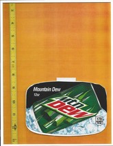 DrP - Snapple Size Mountain Dew 12 oz CAN Soda Vending Machine Flavor Strip - £2.40 GBP