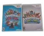 Lot Of 2 Trap Team &amp; Swap Force Skylanders For Wii Game Discs &amp; Boxes Only - $10.39