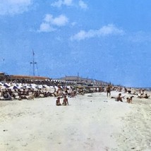 Virginia Beach Scene Cavalier Club Vintage Postcard Ocean White Sandy Beach - £7.95 GBP