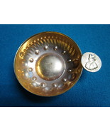 Wine tasting brass cup made in France 3 1/4&#39; from border to handle[small... - $52.94 CAD