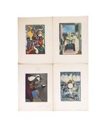 Four 1950s Pablo Picasso Fine Art Prints Fernand Hazan Editeur Printed i... - £36.45 GBP