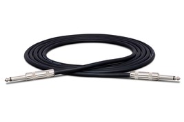 Hosa SKJ-603 1/4&quot; TS to 1/4&quot; TS Speaker Cable, 3 Feet Black - £10.89 GBP