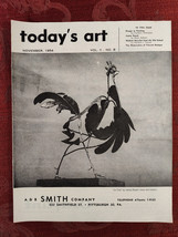 TODAYs ART Magazine November 1954 Frederic Whitaker James Rosati - $10.80