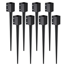 VEVOR Fence Post Anchor Ground Spike, 8 Pack 36 x 4 x 4 Inches Outer Dia... - $79.99