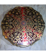 Stratton of England Powder Compact Glass Mirror English Enameled Floral ... - $242.81 CAD