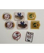 New York Yankees Fan Fest Souvenir Lapel Hat Pin Lot of 8 Die-Hard Fan - £31.40 GBP