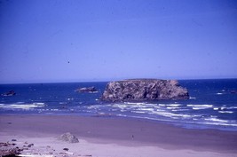 KODACHROME 35mm Slide Oregon Coast Table Rock Pacific Ocean Beach Waves 1968!!! - $2.96