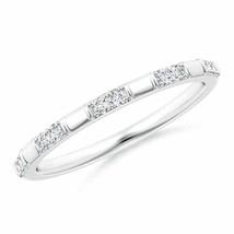 ANGARA Diamond Stackable Wedding Band for Women, Girls in 14K Solid Gold - £496.19 GBP