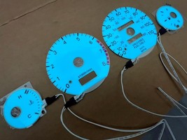 APC 1993-1997 Toyota Corolla Glow Gauges Kit With Tachometer RPM Green &amp;... - $640.42 MXN