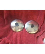 lot of 2 Revere Ware Replacement Lids Only - For Saucepan Pot 6 7/8&quot; For 7&quot; - £10.05 GBP