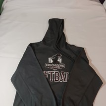 Badger Sport CRUSADERS SOFTBALL Men's Small Gray Pullover Hoodie Sweatshirt image 11